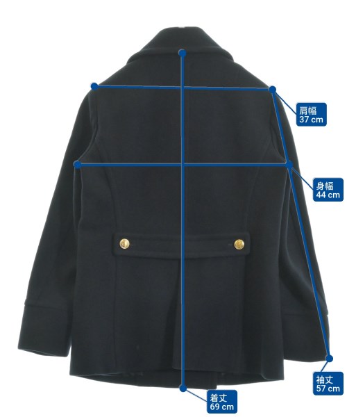 MACPHEE（マカフィー）ピーコート 紺 サイズ:36(M位) レディース/2200631800019