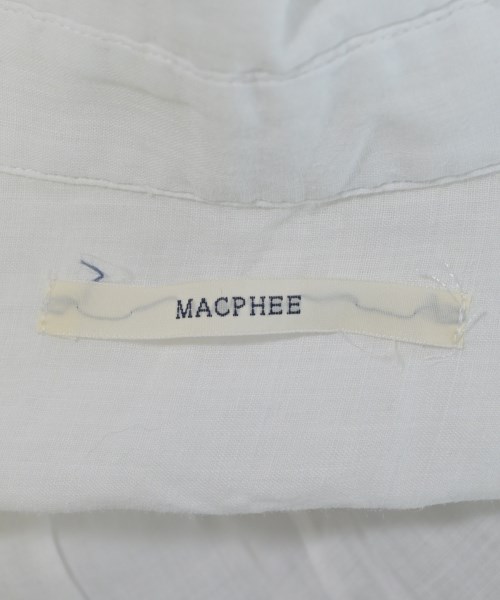 MACPHEE（マカフィー）ブラウス 白 サイズ:38(L位) レディース/2200631800200