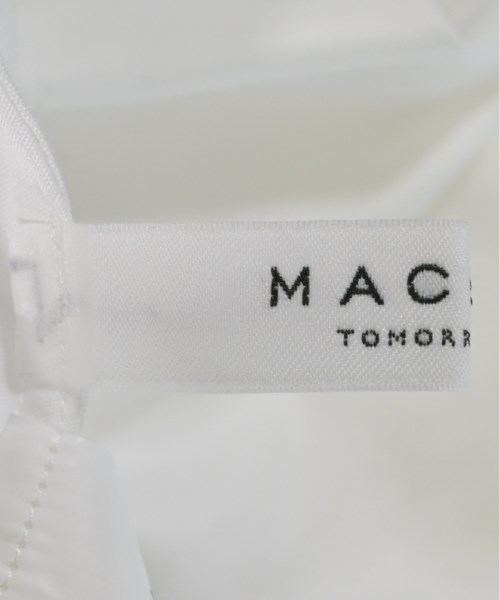 MACPHEE（マカフィー）カジュアルシャツ 白 サイズ:36(M位) レディース/2200632236251