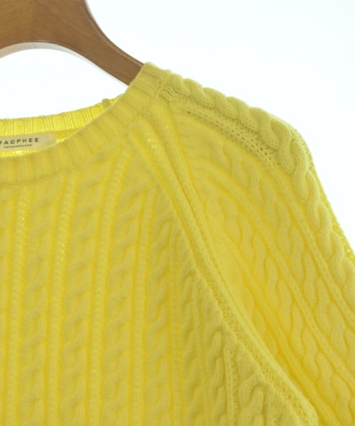 MACPHEE（マカフィー）ニット・セーター 黄 サイズ:S レディース/2200624583059