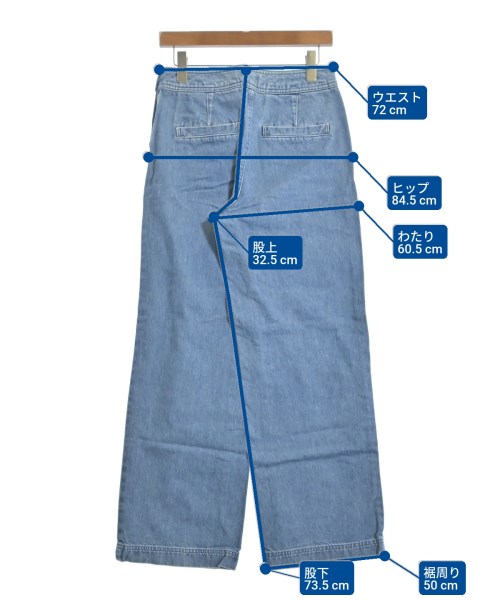 MACPHEE（マカフィー）デニムパンツ 青 サイズ:36(M位) レディース/2200628003126