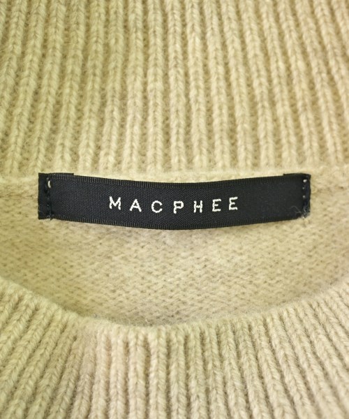 MACPHEE（マカフィー）ニット・セーター ベージュ サイズ:S レディース/2200628720054