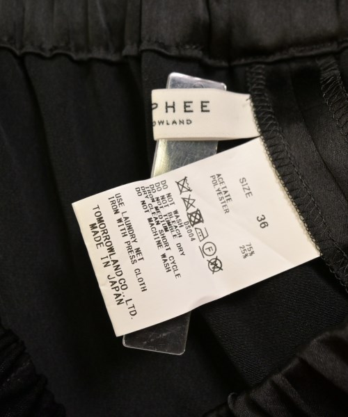 MACPHEE（マカフィー）ロング・マキシ丈スカート 黒 サイズ:36(M位) レディース/2200628964038