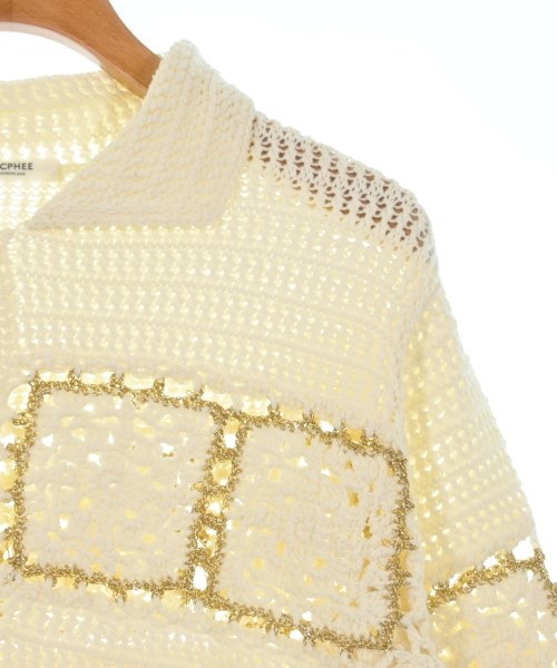 MACPHEE（マカフィー）カーディガン 白 サイズ:S レディース/2200628019103