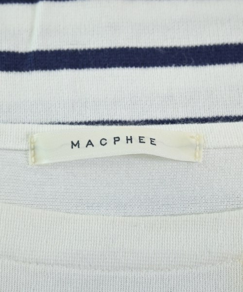 MACPHEE（マカフィー）Tシャツ・カットソー 白 サイズ:S レディース/2200641803086