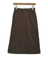 MACPHEE（マカフィー）ロング・マキシ丈スカート 茶 サイズ:34(S位) レディース/2200628432025