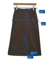 MACPHEE（マカフィー）ロング・マキシ丈スカート 茶 サイズ:34(S位) レディース/2200628432025