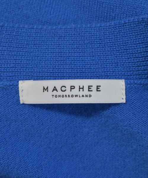 MACPHEE（マカフィー）カーディガン 青 サイズ:S レディース/2200641936043