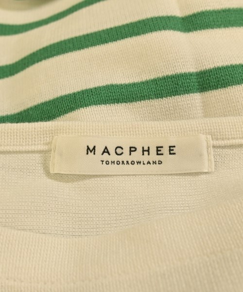 MACPHEE（マカフィー）Tシャツ・カットソー 白 サイズ:S レディース/2200635882080