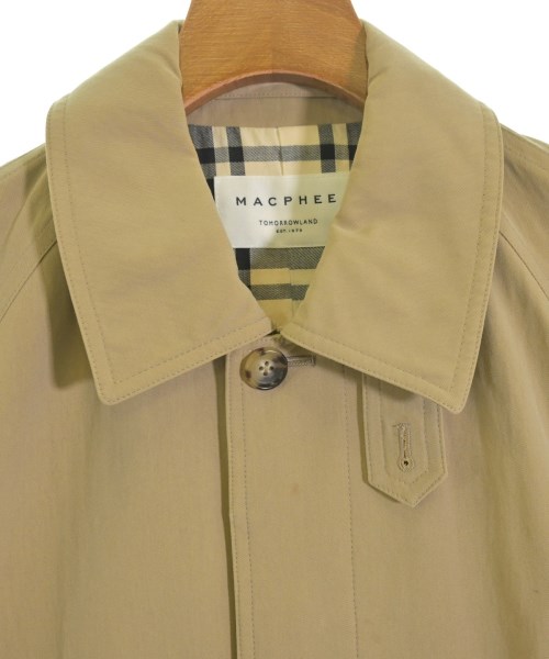 MACPHEE（マカフィー）ステンカラーコート ベージュ サイズ:36(M位) レディース/2200628568014