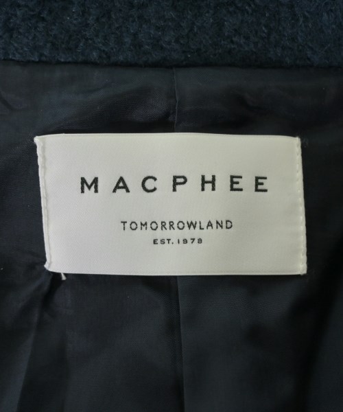 MACPHEE（マカフィー）チェスターコート 紺 サイズ:36(M位) レディース/2200643579019