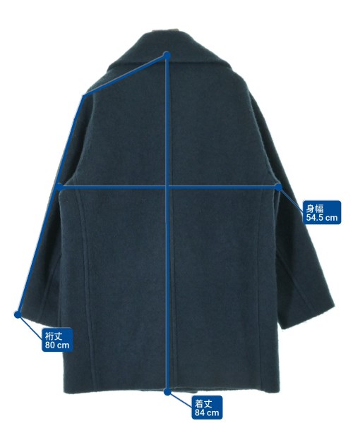 MACPHEE（マカフィー）チェスターコート 紺 サイズ:36(M位) レディース/2200643579019