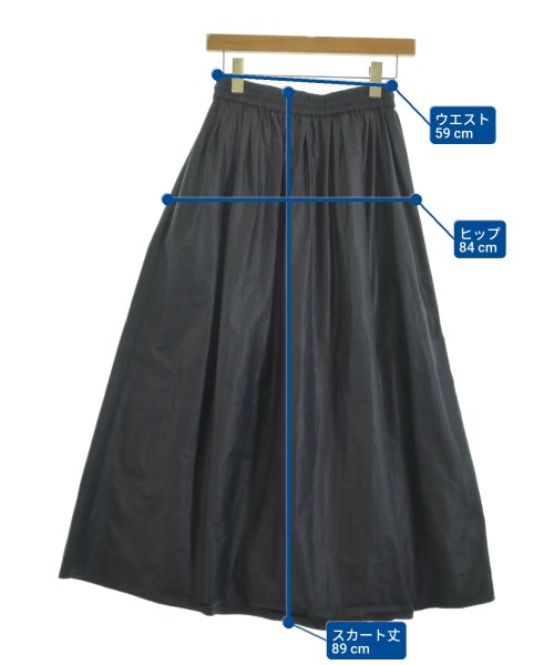 MACPHEE（マカフィー）ロング・マキシ丈スカート 紺 サイズ:34(S位) レディース/2200631257066
