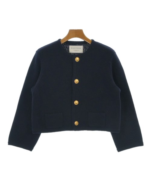 MACPHEE(マカフィー)カーディガン 紺 サイズ:S/2200635309037