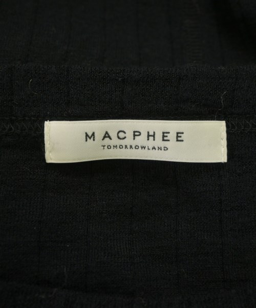 MACPHEE（マカフィー）Tシャツ・カットソー 黒 サイズ:S レディース/2200643444034