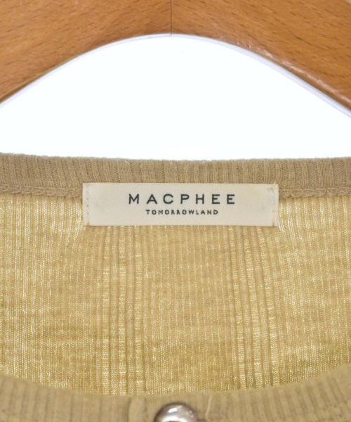 MACPHEE（マカフィー）Tシャツ・カットソー ベージュ サイズ:S レディース/2200644433051