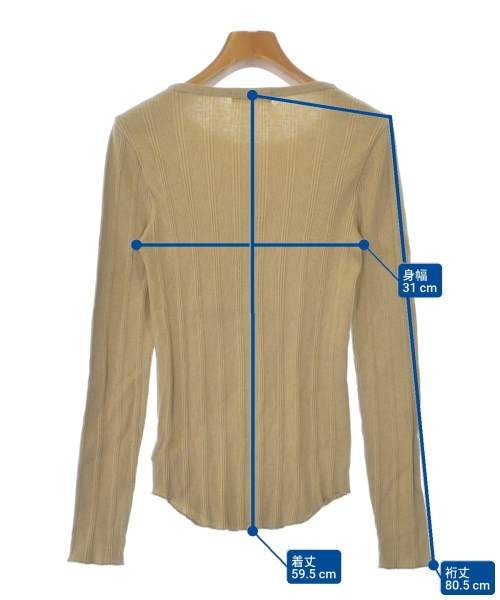 MACPHEE（マカフィー）Tシャツ・カットソー ベージュ サイズ:S レディース/2200644433051