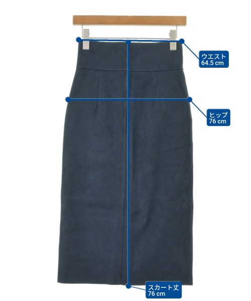 MACPHEE（マカフィー）ロング・マキシ丈スカート 紺 サイズ:32(XS位) レディース/2200595286201