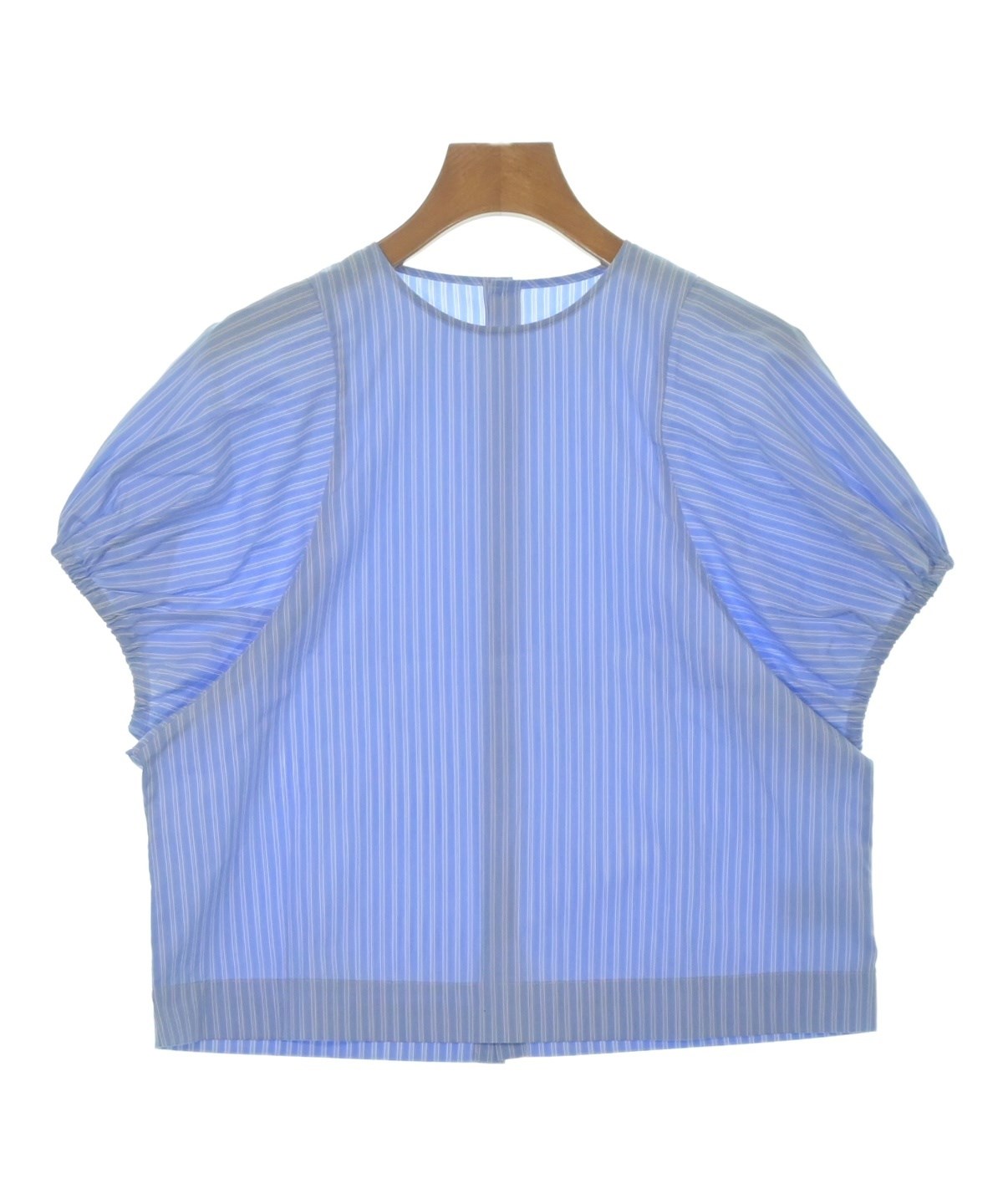 MACPHEE（マカフィー）ブラウス 青 サイズ:36(M位) レディース