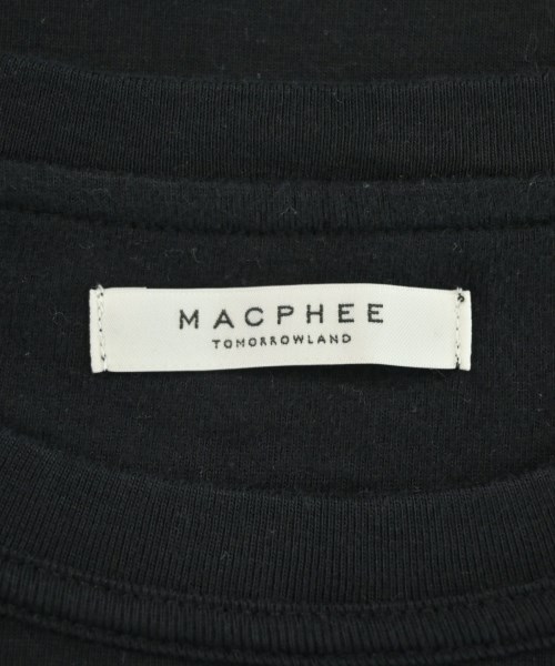 MACPHEE（マカフィー）Tシャツ・カットソー 黒 サイズ:S レディース/2200610876554