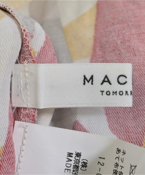 MACPHEE（マカフィー）ブラウス 赤 サイズ:36(M位) レディース/2200614815115