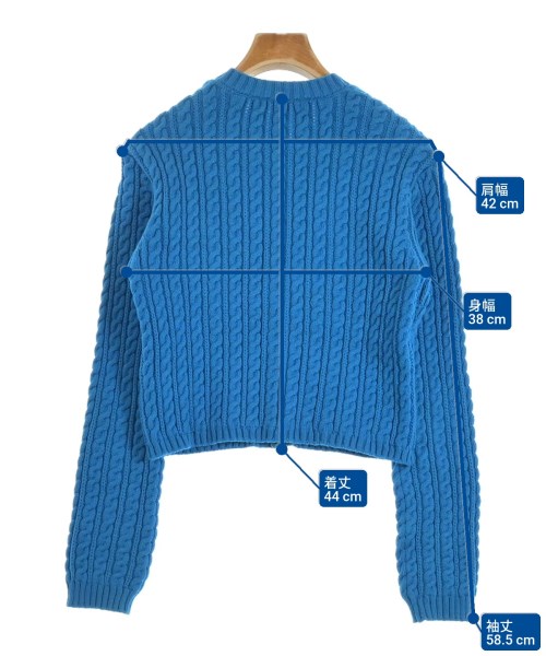 MACPHEE（マカフィー）カーディガン 青 サイズ:S レディース/2200616986134