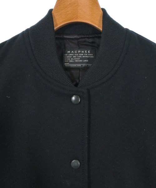 MACPHEE（マカフィー）スタジャン 黒 サイズ:38(L位) レディース/2200621448016