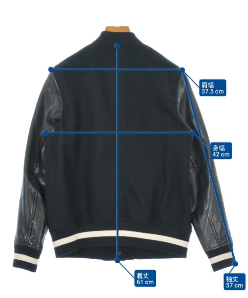 MACPHEE（マカフィー）スタジャン 黒 サイズ:38(L位) レディース/2200621448016