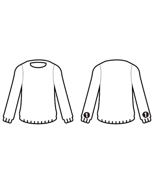 MACPHEE（マカフィー）ニット・セーター 黄 サイズ:S レディース/2200621714135