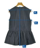 MACPHEE（マカフィー）ブラウス 紺 サイズ:36(M位) レディース/2200614085037