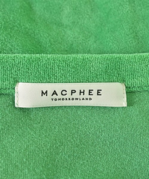 MACPHEE（マカフィー）カーディガン 緑 サイズ:S レディース/2200622225098