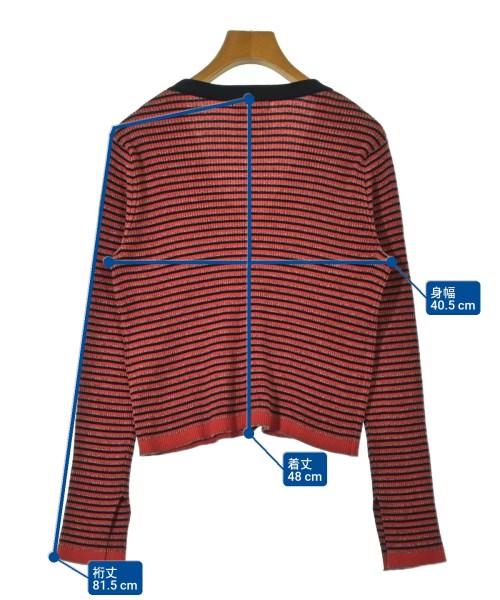 MACPHEE（マカフィー）カーディガン 赤 サイズ:S レディース/2200614099027