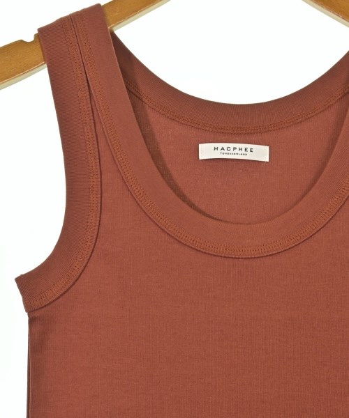 MACPHEE（マカフィー）タンクトップ 茶 サイズ:S レディース/2200614988161