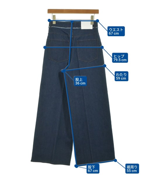 MACPHEE（マカフィー）デニムパンツ 紺 サイズ:34(S位) レディース/2200623210024