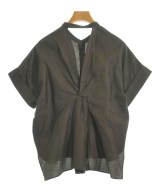 MACPHEE（マカフィー）ブラウス 茶 サイズ:36(M位) レディース/2200617711193