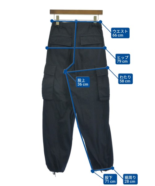 MACPHEE（マカフィー）カーゴパンツ 紺 サイズ:34(S位) レディース/2200613504034