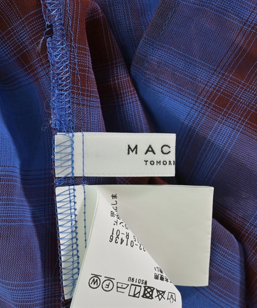MACPHEE（マカフィー）ブラウス 青 サイズ:36(M位) レディース/2200626296032