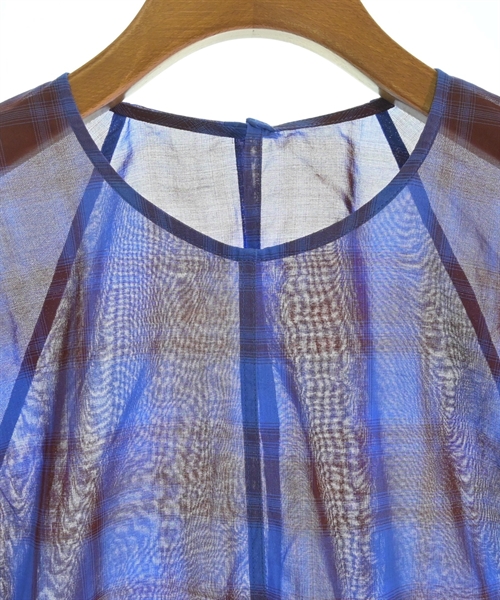 MACPHEE（マカフィー）ブラウス 青 サイズ:36(M位) レディース/2200626296032