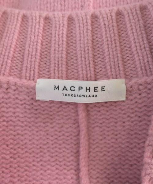 MACPHEE（マカフィー）カーディガン ピンク サイズ:S レディース/2200615536149