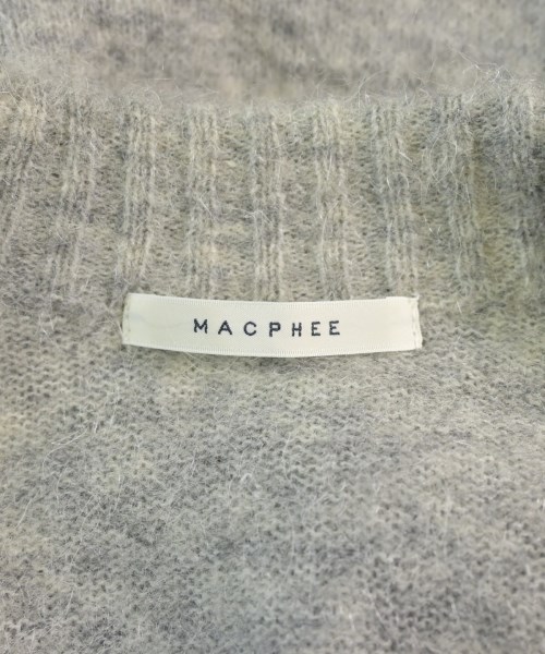 MACPHEE（マカフィー）カーディガン グレー サイズ:S レディース/2200615536156