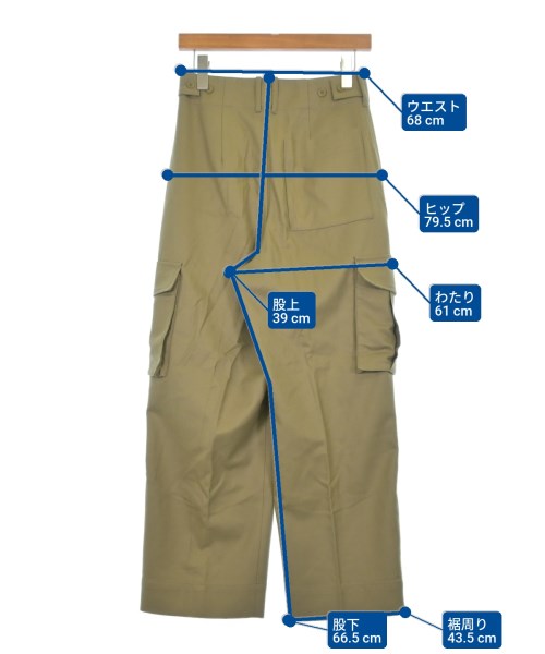 MACPHEE（マカフィー）カーゴパンツ カーキ サイズ:32(XS位) レディース/2200628967114