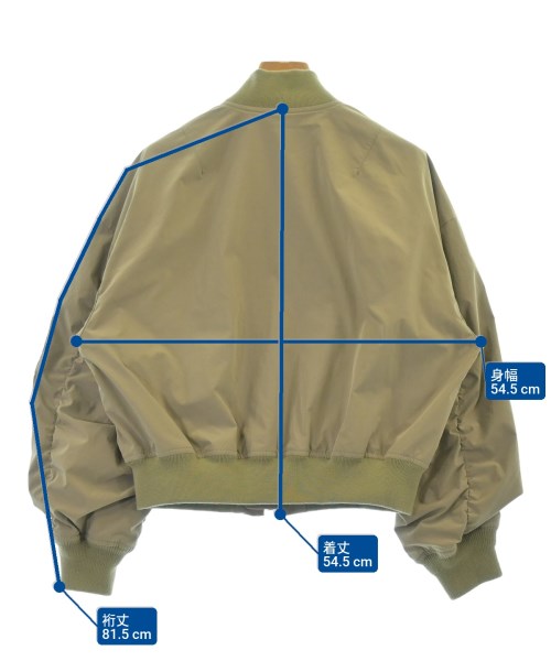 MACPHEE（マカフィー）ミリタリーブルゾン カーキ サイズ:36(M位) レディース/2200629034013