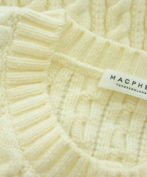 MACPHEE（マカフィー）カーディガン 白 サイズ:S レディース/2200616910016