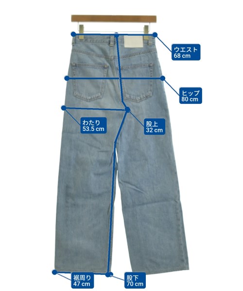MACPHEE（マカフィー）デニムパンツ 青 サイズ:34(S位) レディース/2200629987029