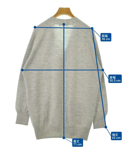 MACPHEE（マカフィー）カーディガン グレー サイズ:S レディース/2200616515358