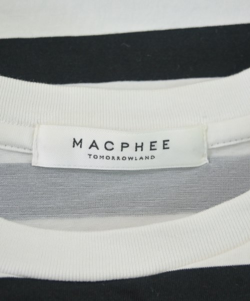 MACPHEE（マカフィー）Tシャツ・カットソー 白 サイズ:S レディース/2200616888179