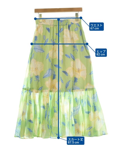 Ballsey（ボールジー）ロング・マキシ丈スカート 緑 サイズ:36(M位) レディース/2200629864122