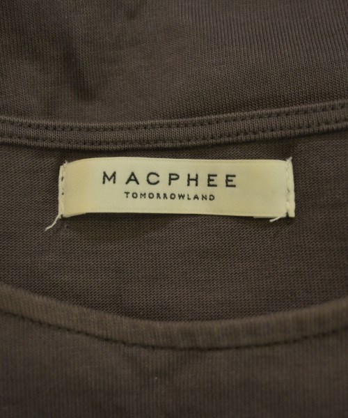 MACPHEE（マカフィー）Tシャツ・カットソー 茶 サイズ:S レディース/2200631140047