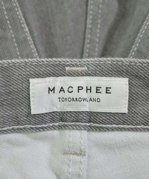 MACPHEE（マカフィー）デニムパンツ グレー サイズ:32(XS位) レディース/2200621152265