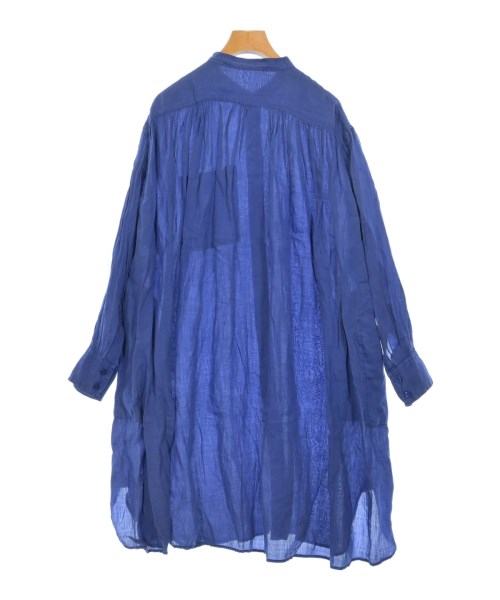 MACPHEE（マカフィー）シャツワンピース 青 サイズ:36(M位) レディース/2200632071081